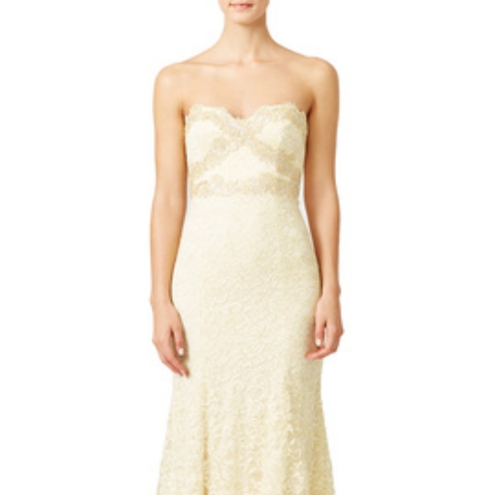 Light Yellow Gown - Picture 5 of 5